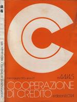 Cooperazione di credito n. 44/45 Anno 1975