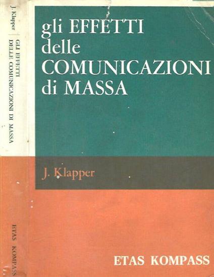 Gli effetti delle comunicazioni di massa - copertina