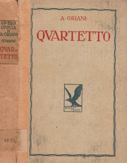 Quartetto - Alfredo Oriani - copertina