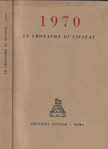 1970 Le cronache di Civitas - copertina