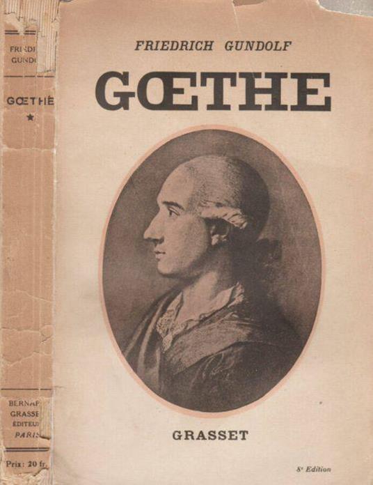 Goethe - Friedrich Gundolf - copertina