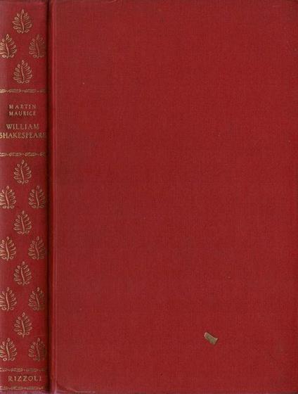 William Shakespeare - Martin Maurice - copertina