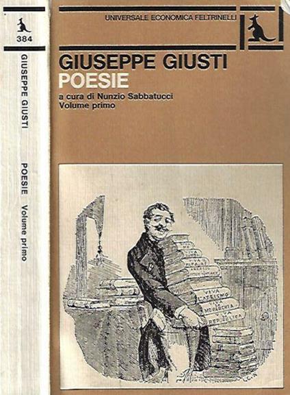 Poesie. Vol. I - Giuseppe Giusti - copertina