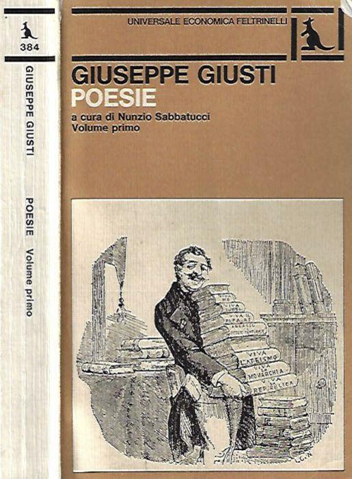 Poesie. Vol. I - Giuseppe Giusti - copertina