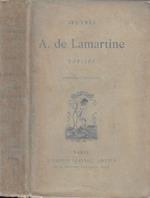 Oeuvres de A. de Lamartine- Poesies