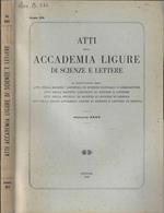 Atti della Accademia Ligure di scienze e lettere Volume XXXV 1978