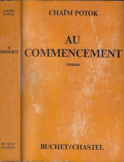 Au commencement - Chaim Potok - copertina