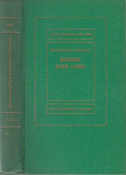 Quando sarà l'ora - Rosamond Lehmann - copertina