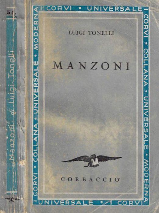 Manzoni - Luigi Tonelli - copertina