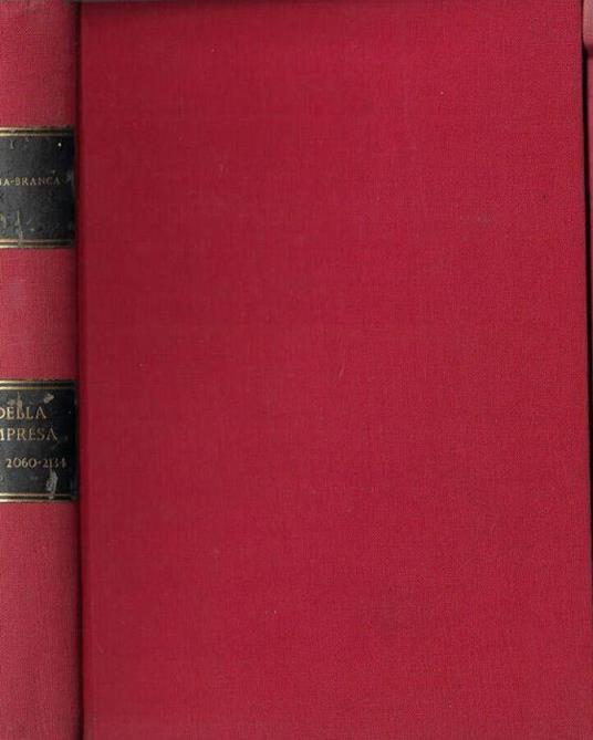 Della impresa - copertina