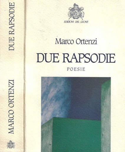Due rapsodie - Marco Ortenzi - copertina