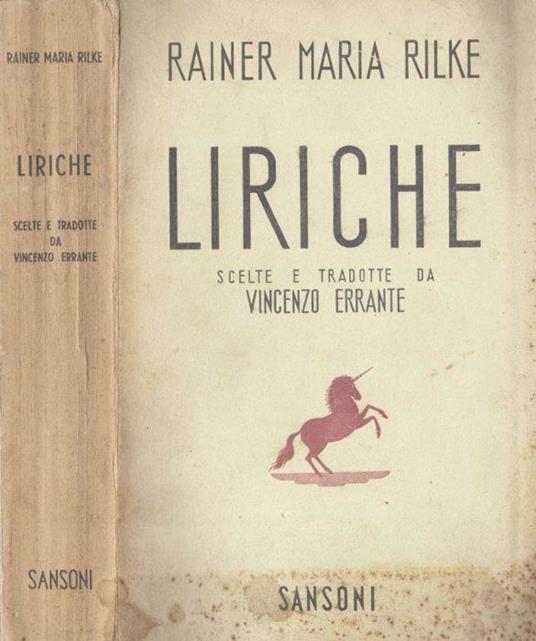 Liriche - Rainer M. Rilke - copertina