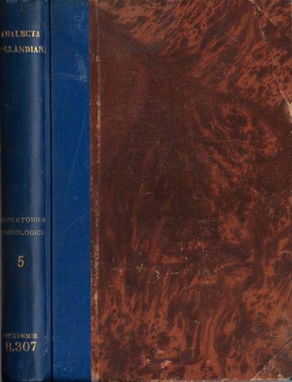 Repertorium hymnologicum catalogue des chants, hymnes, proses, séquences, tropes en usage dans l'énglise latine depuis les origines jusqùa nos jours tome V - copertina