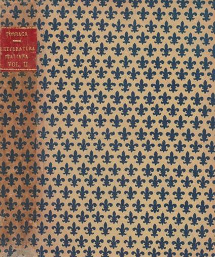 Manuale della Letteratura Italiana - Francesco Torraca - copertina