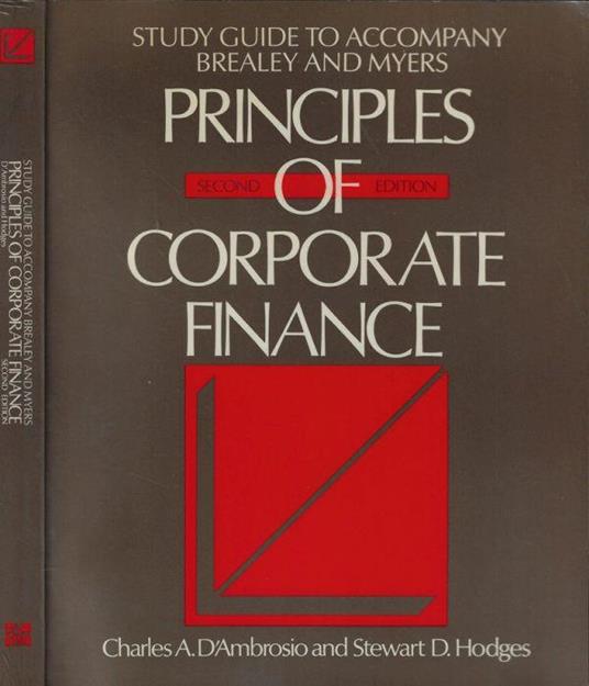 Study guide to accompany Brealey and Myers. Principles of corporate finance - copertina