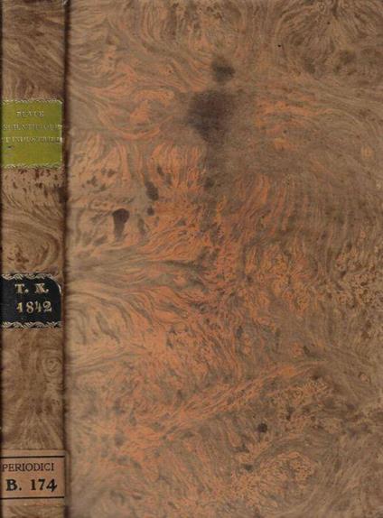 Revue scientifique et industrielle tome X 1842 - copertina