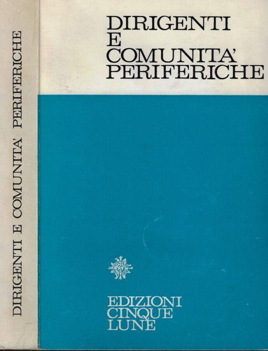 Dirigenti e comunità periferiche - copertina