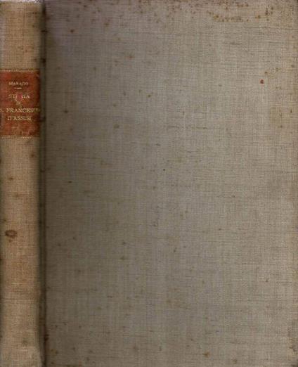 Storia di S. Francesco D'Assisi - copertina