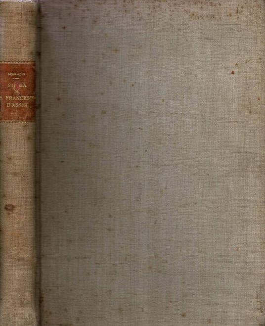 Storia di S. Francesco D'Assisi - copertina