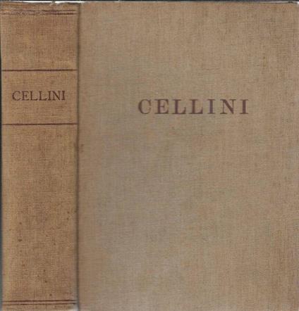 Cellini - Paolo D'Ancona - copertina