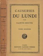 Causeries du lundi vol X