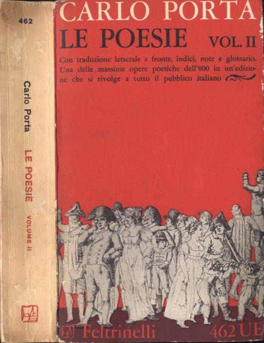 Le poesie Vol. II - Carlo Porta - copertina