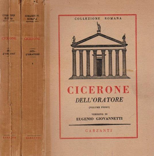 Cicerone Dell'Oratore - copertina