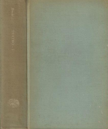 Teatro Vol. I - Bertolt Brecht - copertina