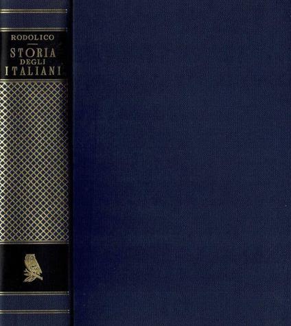 Storia degli Italiani - Niccolò Rodolico - copertina