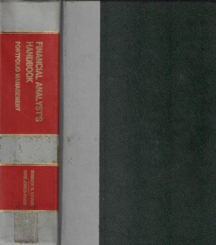 Financial analyst's handbook - copertina
