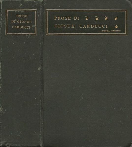 Prose - Giosuè Carducci - copertina