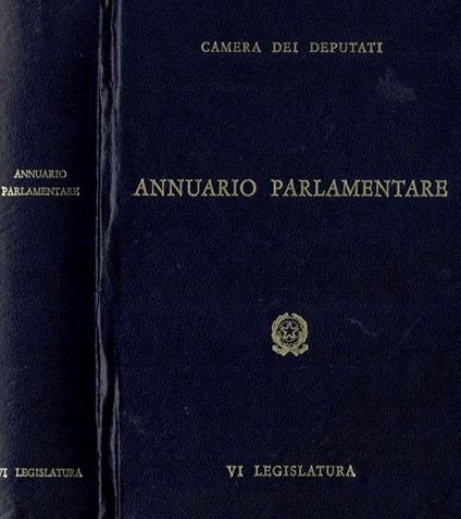 Annuario Parlamentare. VI Legislatura - copertina