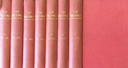 Annali d'Italia (1871 - 1900) - Pietro Vigo - copertina