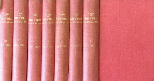 Annali d'Italia (1871 - 1900) - Pietro Vigo - copertina