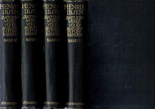 Samtliche Werke - Henrik Ibsen - copertina