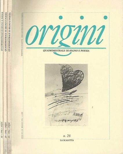 Origini, n. 28, maggio n. 29, novembre n. 30, dicembre anno X, 1996 - copertina
