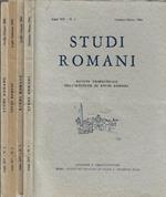 Studi romani anno 1966 N. 1, 2, 3, 4 (annata completa)