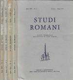 Studi romani anno 1977 N. 1, 2, 3, 4 (annata completa)