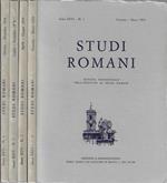 Studi romani anno 1978 N. 1, 2, 3, 4 (annata completa)
