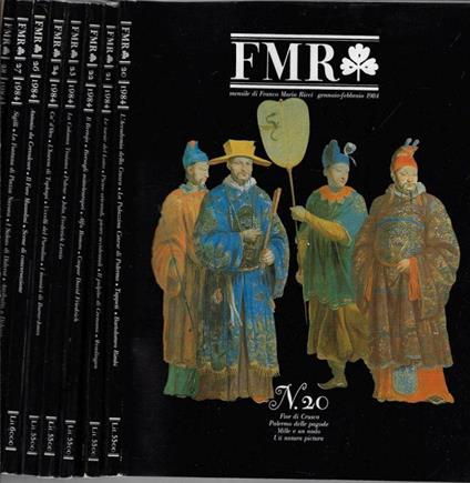 FMR anno 1984 N. 20, 21, 22, 23, 24, 26, 27, 28 - Franco Maria Ricci - copertina