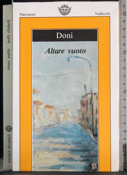 Altare vuoto - Rodolfo Doni - copertina