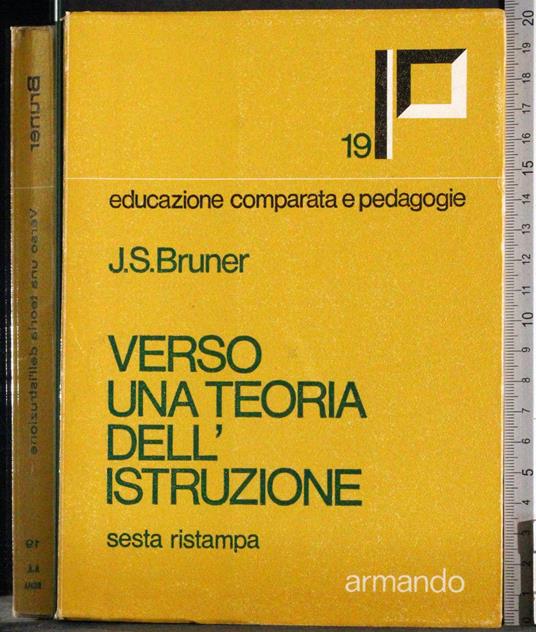 Verso una teoria dell'istruzione - Bruneri - copertina
