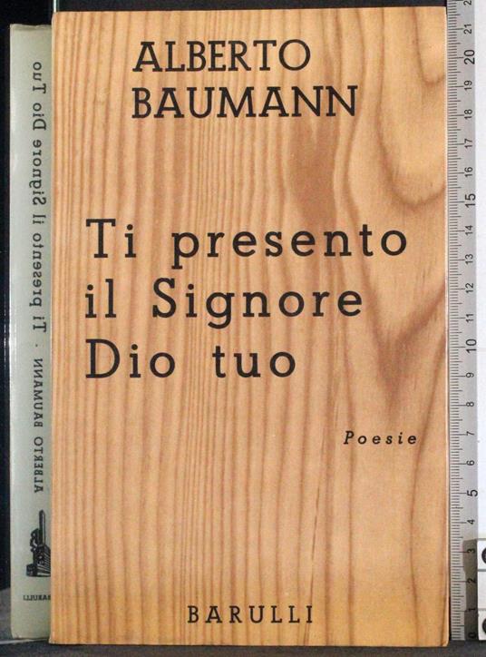 Ti presento il Signore Dio tuo - copertina