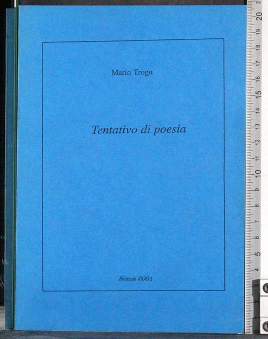 Tentativo di Poesia - copertina