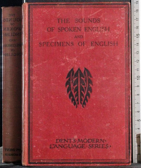 The sounds of spoken english and specimens of english - copertina