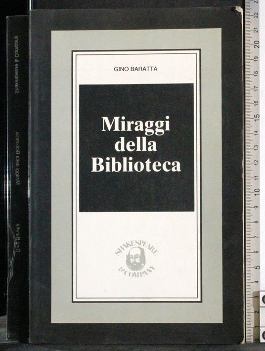 Miraggi della Biblioteca - Gino Baratta - copertina