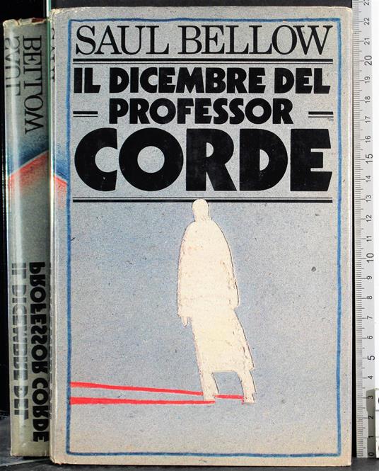 Il Dicembre del professor Corde - Saul Bellow - copertina
