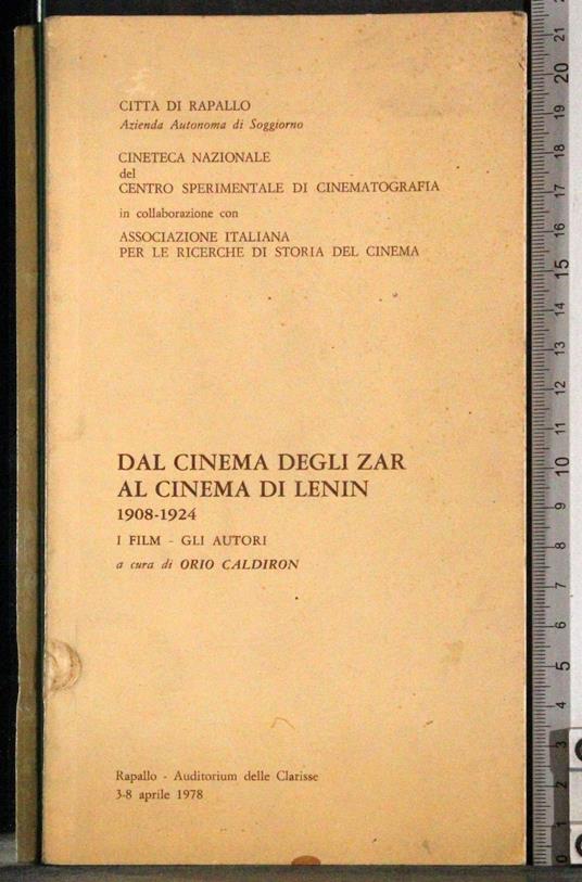Dal cinema degli zar al cinema di Lenin - Orio Caldiron - copertina