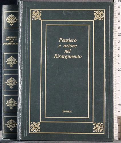 Pensiero e azione nel Risorgimento - copertina