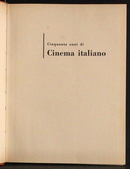 Cinquanta anni di cinema italiano - copertina